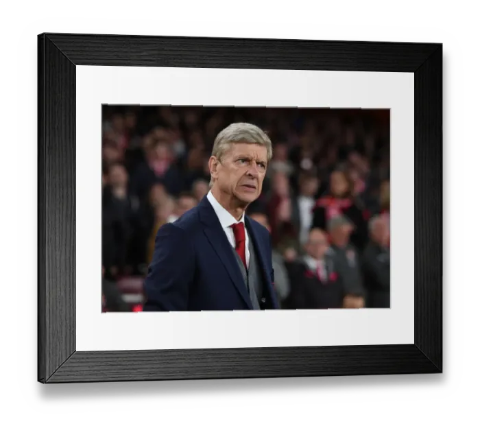 Framed Print : Arsene Wenger: Arsenal FC vs. 1. FC Koeln, UEFA Europa League (2017) Framed Print : Arsene Wenger: Arsenal FC vs. 1. FC Koeln, UEFA Europa League (2017)