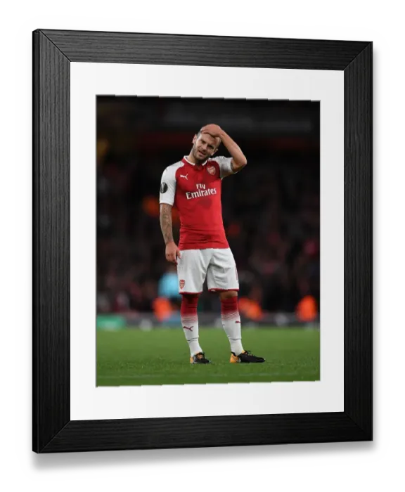 Framed Print : Jack Wilshere in Action: Arsenal vs. 1. FC Koeln, UEFA Europa League (2017-18) Framed Print : Jack Wilshere in Action: Arsenal vs. 1. FC Koeln, UEFA Europa League (2017-18)