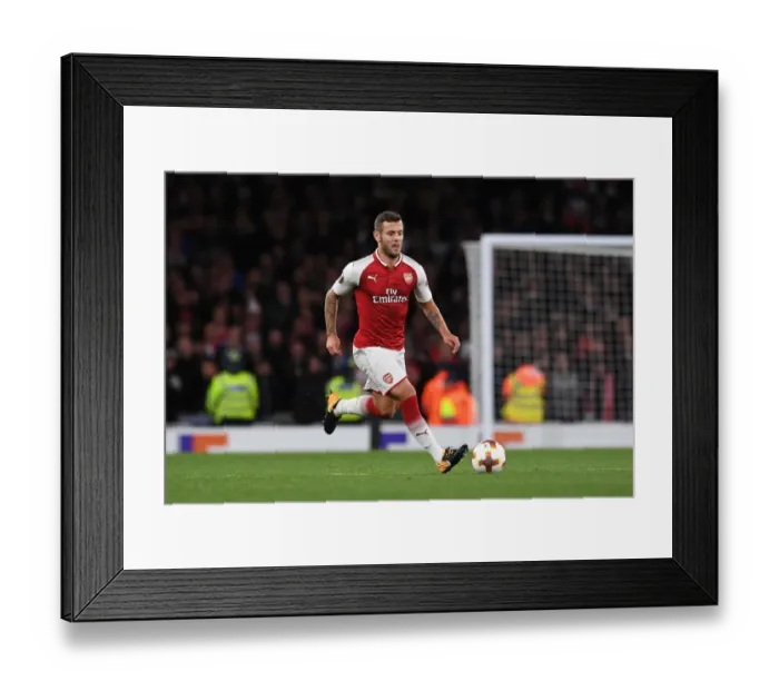 Framed Print : Jack Wilshere in Action: Arsenal vs. 1. FC Koeln, Europa League 2017-18 Framed Print : Jack Wilshere in Action: Arsenal vs. 1. FC Koeln, Europa League 2017-18
