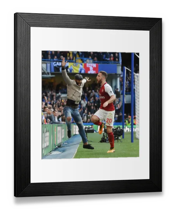 Framed Print : Mustafi's Disallowed Goal: Arsenal Fan Invades Pitch Amidst Chelsea Rivalry (2017-18) Framed Print : Mustafi's Disallowed Goal: Arsenal Fan Invades Pitch Amidst Chelsea Rivalry (2017-18)