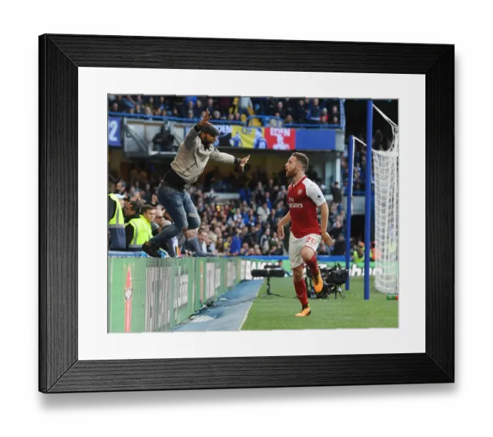 Framed Print : Arsenal Fan's Euphoric Moment: Mustafi's Disallowed Goal vs. Chelsea (2017-18) Framed Print : Arsenal Fan's Euphoric Moment: Mustafi's Disallowed Goal vs. Chelsea (2017-18)