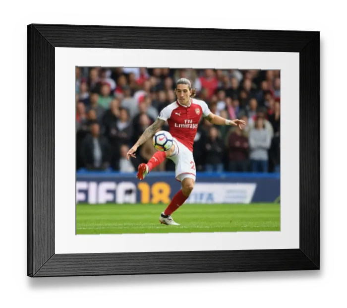 Framed Print : Hector Bellerin in Action Against Chelsea, Premier League 2017-18 Framed Print : Hector Bellerin in Action Against Chelsea, Premier League 2017-18