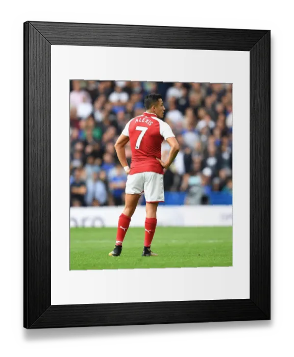 Framed Print : Clash of the Rivals: Alexis Sanchez Faces His Former Team - Chelsea vs Arsenal, Premier League 2017-18