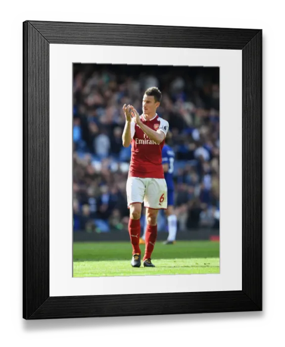 Framed Print : Laurent Koscielny: Post-Match Reflection at Stamford Bridge (Chelsea v Arsenal, 2017-18) Framed Print : Laurent Koscielny: Post-Match Reflection at Stamford Bridge (Chelsea v Arsenal, 2017-18)