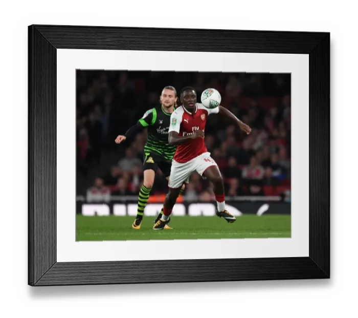 Framed Print : Josh Dasilva in Action: Arsenal vs Doncaster Rovers, Carabao Cup 2017-18 Framed Print : Josh Dasilva in Action: Arsenal vs Doncaster Rovers, Carabao Cup 2017-18
