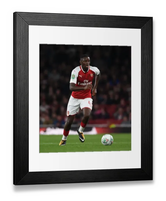 Framed Print : Josha Dasilva in Action: Arsenal vs Doncaster Rovers, Carabao Cup 2017-18