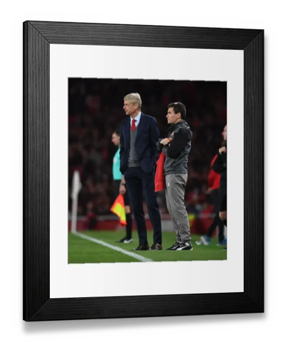 Framed Print : Arsene Wenger and Gary O'Driscoll: Arsenal's Health and Success at the Carabao Cup Third Round Framed Print : Arsene Wenger and Gary O'Driscoll: Arsenal's Health and Success at the Carabao Cup Third Round