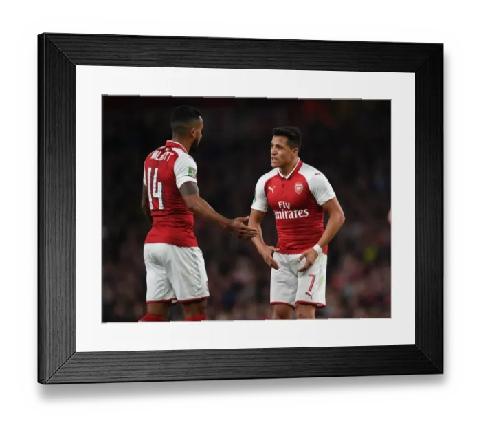 Framed Print : Theo Walcott and Alexis Sanchez: Arsenal's Star Duo in Carabao Cup Clash Against Doncaster Rovers Framed Print : Theo Walcott and Alexis Sanchez: Arsenal's Star Duo in Carabao Cup Clash Against Doncaster Rovers