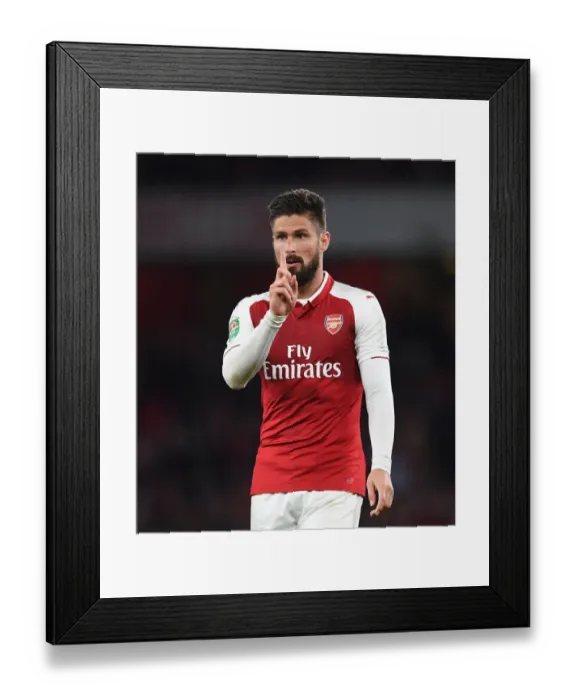 Framed Print : Olivier Giroud in Action: Arsenal vs Doncaster Rovers, Carabao Cup 2017-18 Framed Print : Olivier Giroud in Action: Arsenal vs Doncaster Rovers, Carabao Cup 2017-18