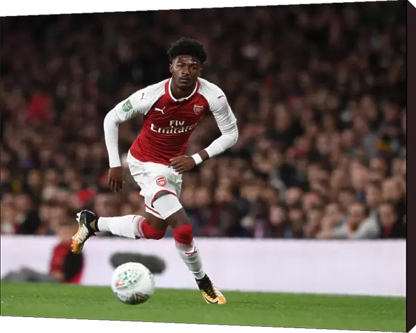 Ainsley Maitland-Niles (Arsenal). Arsenal 1: 0 Doncaster. The Carabao Cup. 3rd Round