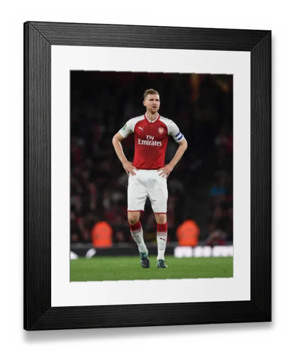 Framed Print : Per Mertesacker Focuses in Arsenal's Carabao Cup Clash Against Doncaster Rovers Framed Print : Per Mertesacker Focuses in Arsenal's Carabao Cup Clash Against Doncaster Rovers
