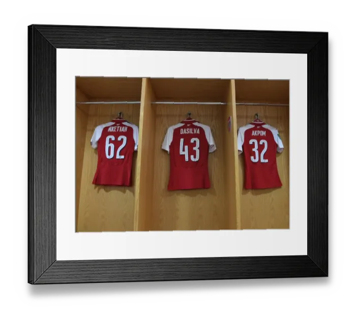 Framed Print : Arsenal's Nketiah, Dasilva, and Akpom Prepare for Carabao Cup Clash Against Doncaster