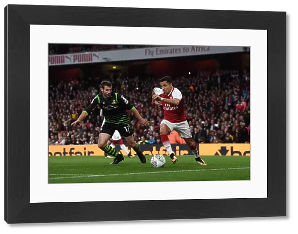 Alexis Sanchez (Arsenal) Matty Blair (Doncaster). Arsenal 1: 0 Doncaster. The Carabao Cup