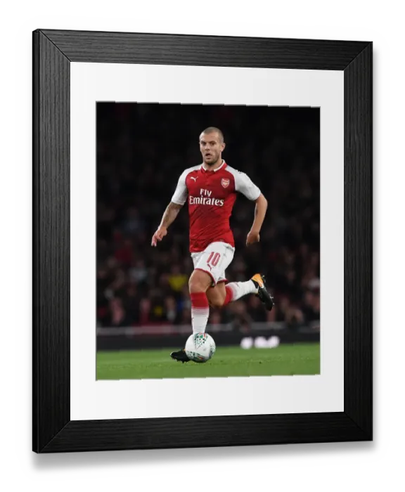 Framed Print : Jack Wilshere's Goal: Arsenal Advances in Carabao Cup with 1-0 Win over Doncaster