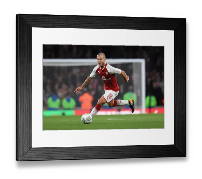 Framed Print : Jack Wilshere (Arsenal). Arsenal 1: 0 Doncaster Framed Print : Jack Wilshere (Arsenal). Arsenal 1: 0 Doncaster