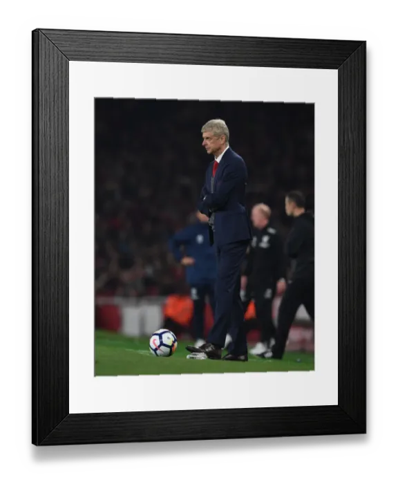 Framed Print : Arsene Wenger Leads Arsenal in Premier League Clash Against West Bromwich Albion