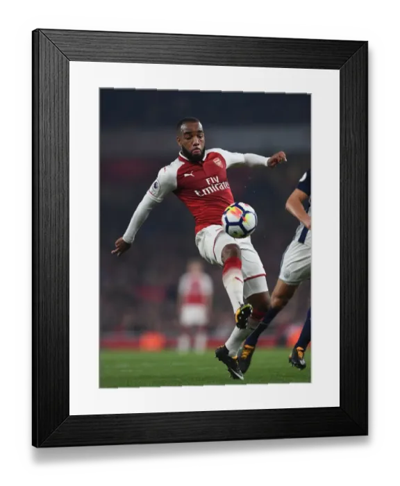 Framed Print : Alexandre Lacazette in Action: Arsenal vs West Bromwich Albion, Premier League 2017-18 Framed Print : Alexandre Lacazette in Action: Arsenal vs West Bromwich Albion, Premier League 2017-18