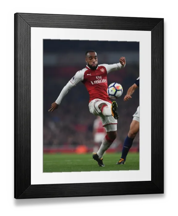 Framed Print : Alexandre Lacazette in Action: Arsenal vs. West Bromwich Albion, Premier League 2017-18 Framed Print : Alexandre Lacazette in Action: Arsenal vs. West Bromwich Albion, Premier League 2017-18
