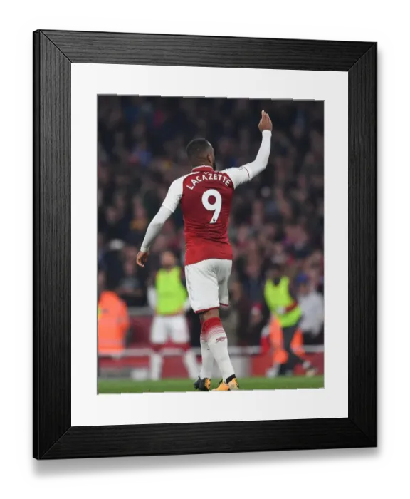 Framed Print : Alexandre Lacazette Scores Brace: Arsenal vs West Bromwich Albion, Premier League 2017-18 Framed Print : Alexandre Lacazette Scores Brace: Arsenal vs West Bromwich Albion, Premier League 2017-18