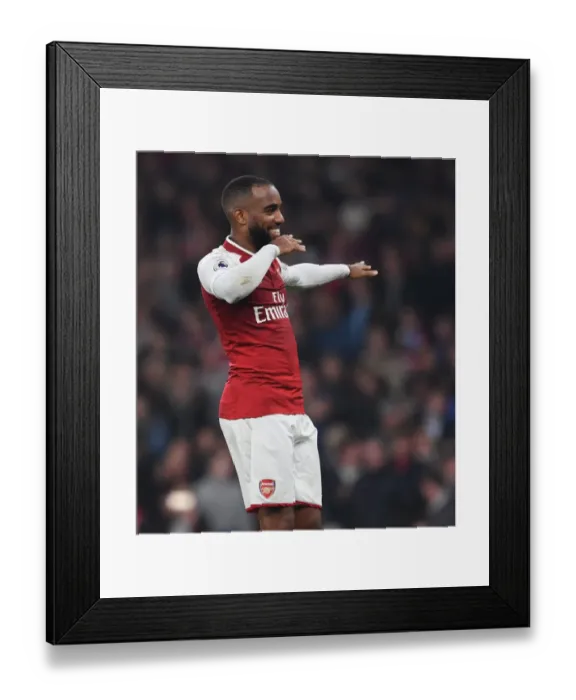 Framed Print : Alexandre Lacazette Scores Arsenal's Second Goal vs. West Bromwich Albion (2017-18) Framed Print : Alexandre Lacazette Scores Arsenal's Second Goal vs. West Bromwich Albion (2017-18)