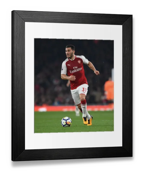Framed Print : Sead Kolasinac in Action: Arsenal vs. West Bromwich Albion, Premier League 2017-18 Framed Print : Sead Kolasinac in Action: Arsenal vs. West Bromwich Albion, Premier League 2017-18