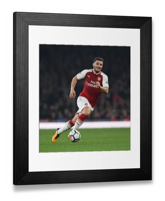Framed Print : Sead Kolasinac in Action: Arsenal vs West Bromwich Albion, Premier League 2017-18 Framed Print : Sead Kolasinac in Action: Arsenal vs West Bromwich Albion, Premier League 2017-18