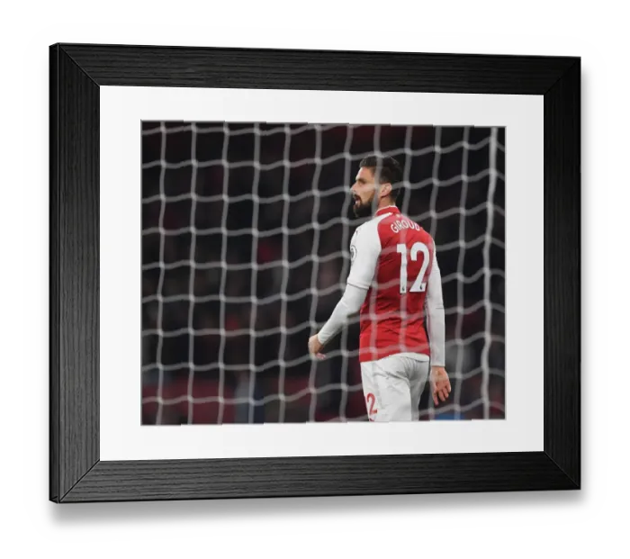 Framed Print : Giroud in Action: Arsenal vs West Bromwich Albion, Premier League 2017-18 Framed Print : Giroud in Action: Arsenal vs West Bromwich Albion, Premier League 2017-18