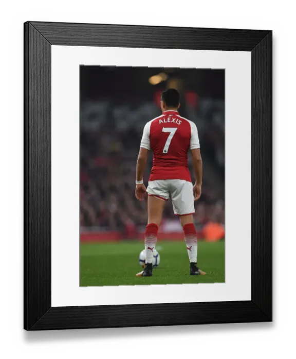 Framed Print : Alexis Sanchez in Action: Arsenal vs West Bromwich Albion, Premier League 2017-18 Framed Print : Alexis Sanchez in Action: Arsenal vs West Bromwich Albion, Premier League 2017-18