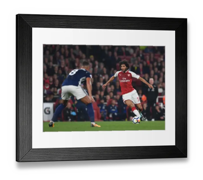 Framed Print : Mohamed Elneny in Action: Arsenal vs West Bromwich Albion, Premier League 2017-18 Framed Print : Mohamed Elneny in Action: Arsenal vs West Bromwich Albion, Premier League 2017-18