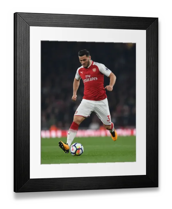 Framed Print : Sead Kolasinac in Action: Arsenal vs. West Bromwich Albion, Premier League 2017-18 Framed Print : Sead Kolasinac in Action: Arsenal vs. West Bromwich Albion, Premier League 2017-18