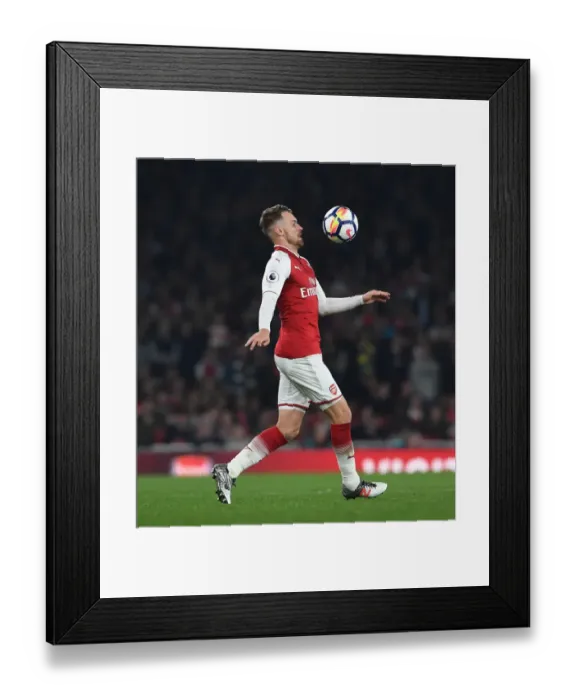 Framed Print : Arsenal's Aaron Ramsey Scores in 2-0 Win Over West Bromwich Albion at Emirates Stadium