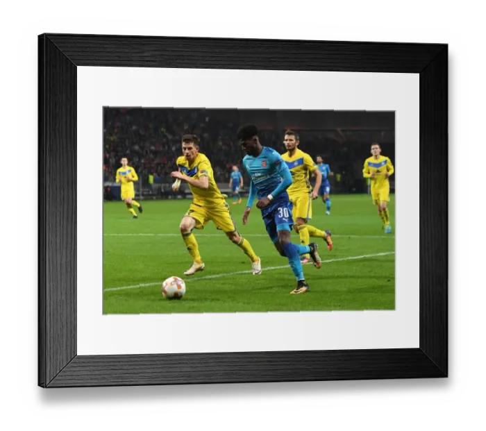Framed Print : Ainsley Maitland-Niles vs. Mirko Ivanic: Battle in the Europa League between Arsenal and BATE Borisov Framed Print : Ainsley Maitland-Niles vs. Mirko Ivanic: Battle in the Europa League between Arsenal and BATE Borisov