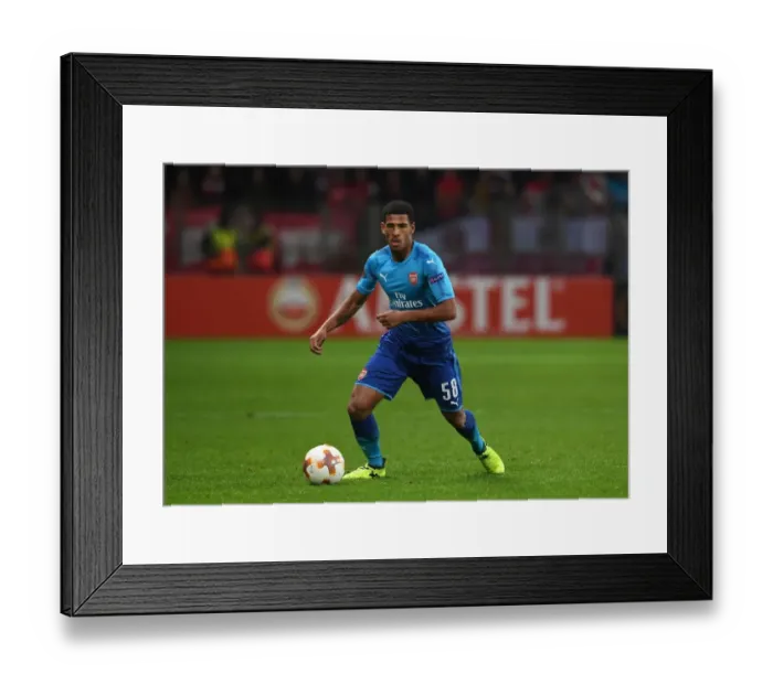 Framed Print : Arsenal's Marcus McGuane Shines in Europa League Clash against FC BATE Borisov