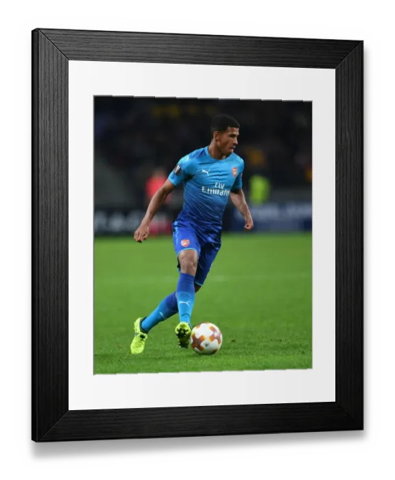 Framed Print : Marcus McGuane in Action: Arsenal vs. BATE Borisov, UEFA Europa League 2017-18 Framed Print : Marcus McGuane in Action: Arsenal vs. BATE Borisov, UEFA Europa League 2017-18