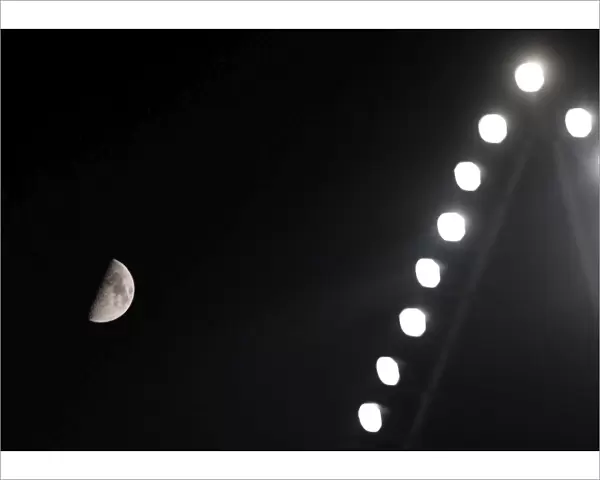 The Moon over BATE Borisov Arena: Arsenal vs FC BATE Europa League Clash, 2017