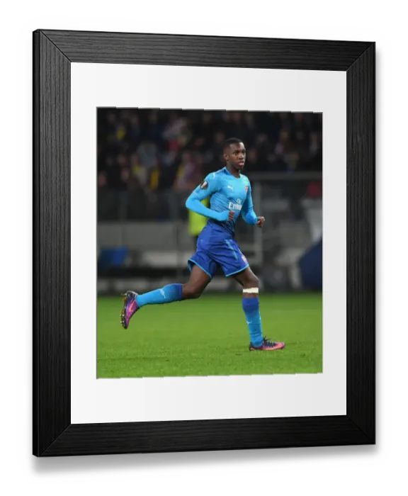 Framed Print : Eddie Nketiah's Europa League Debut: Arsenal vs. BATE Borisov