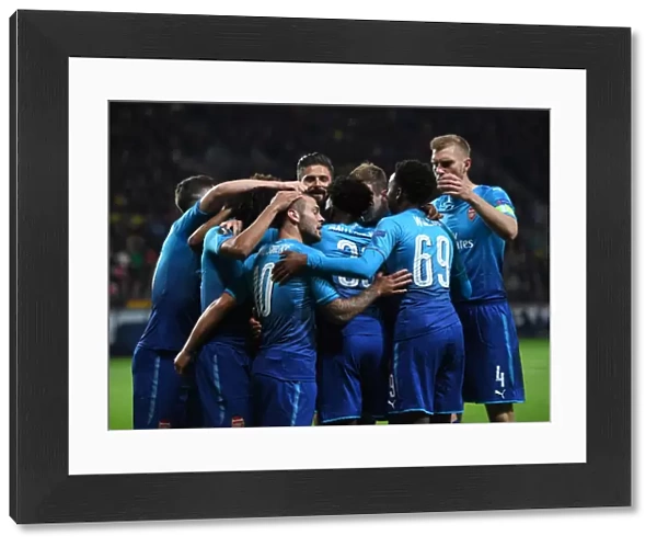 Jack Wilshere's Goal Celebration: Arsenal's Victory Over FC BATE Borisov in UEFA Europa League