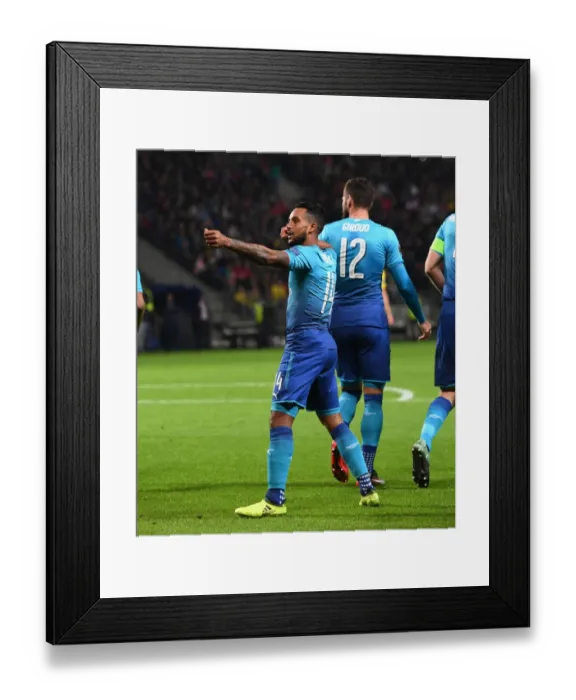 Framed Print : Theo Walcott's Goal: Arsenal's Victory over BATE Borisov in Europa League Framed Print : Theo Walcott's Goal: Arsenal's Victory over BATE Borisov in Europa League