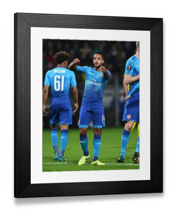 Framed Print : Theo Walcott's Brace: Arsenal's Europa League Victory over BATE Borisov Framed Print : Theo Walcott's Brace: Arsenal's Europa League Victory over BATE Borisov