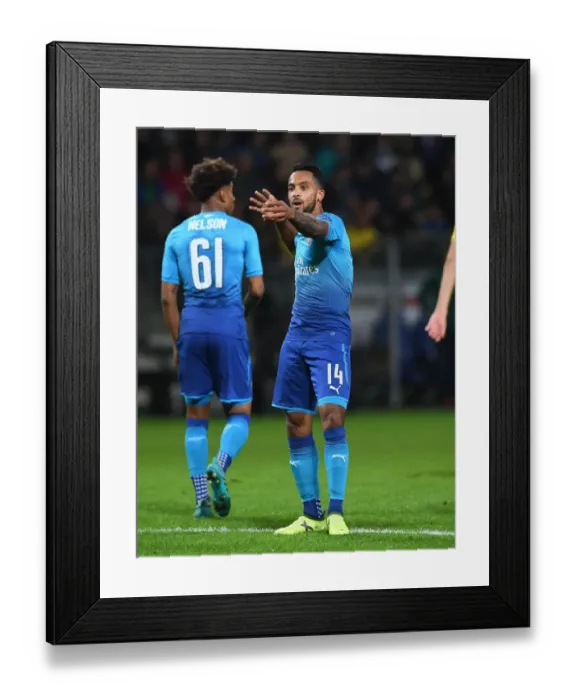 Framed Print : Theo Walcott's Brace: Arsenal Triumphs Over BATE Borisov in Europa League Framed Print : Theo Walcott's Brace: Arsenal Triumphs Over BATE Borisov in Europa League