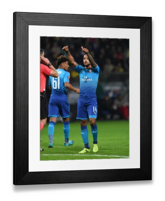 Framed Print : Theo Walcott's Brace: Arsenal's Europa League Victory over BATE Borisov Framed Print : Theo Walcott's Brace: Arsenal's Europa League Victory over BATE Borisov
