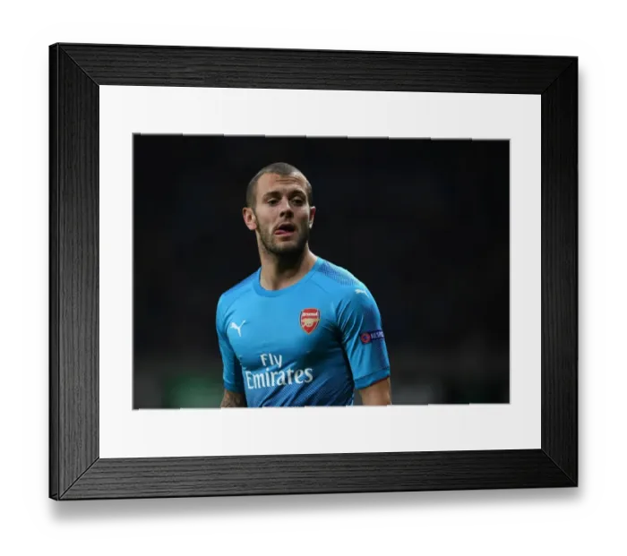 Framed Print : Jack Wilshere in Action: Arsenal vs. FC BATE Borisov, UEFA Europa League 2017-18 Framed Print : Jack Wilshere in Action: Arsenal vs. FC BATE Borisov, UEFA Europa League 2017-18