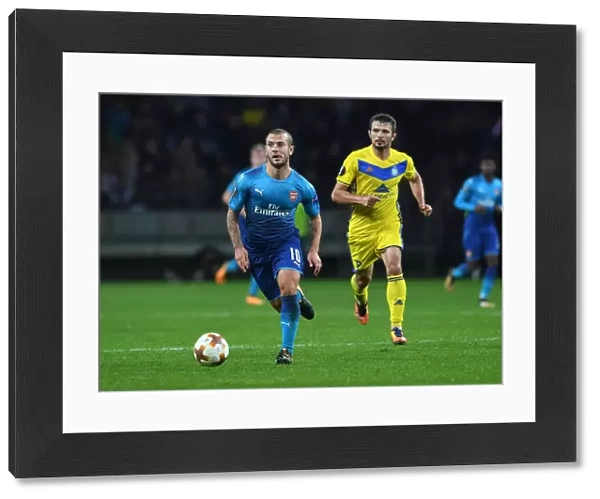 Jack Wilshere in Action: Arsenal vs. FC BATE Borisov, UEFA Europa League 2017-18