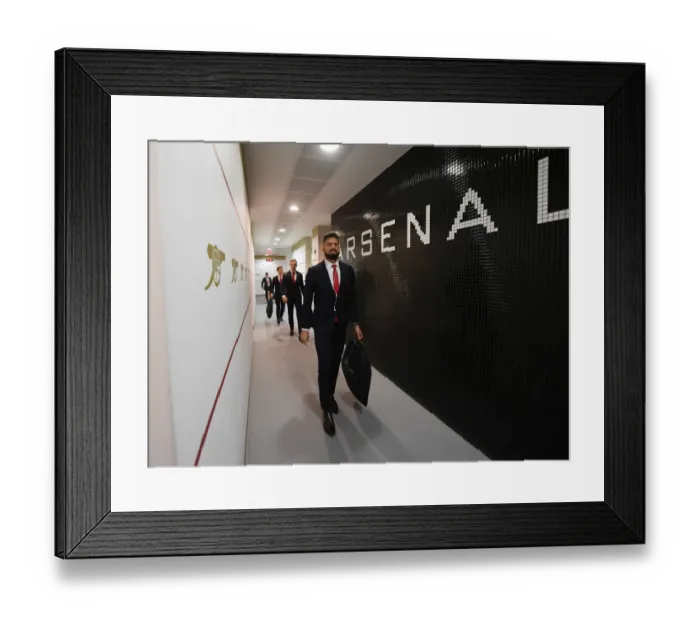 Framed Print : Olivier Giroud: Arsenal Changing Room Moment before Arsenal vs Brighton & Hove Albion, 2017-18 Framed Print : Olivier Giroud: Arsenal Changing Room Moment before Arsenal vs Brighton & Hove Albion, 2017-18