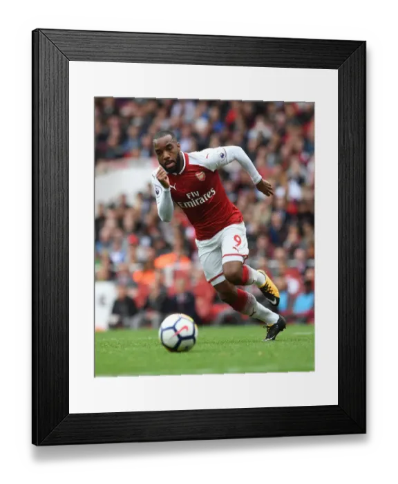Framed Print : Alexandre Lacazette in Action: Arsenal vs Brighton & Hove Albion, Premier League 2017-18 Framed Print : Alexandre Lacazette in Action: Arsenal vs Brighton & Hove Albion, Premier League 2017-18