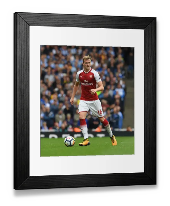 Framed Print : Rob Holding in Action: Arsenal vs Brighton & Hove Albion, Premier League 2017-18 Framed Print : Rob Holding in Action: Arsenal vs Brighton & Hove Albion, Premier League 2017-18