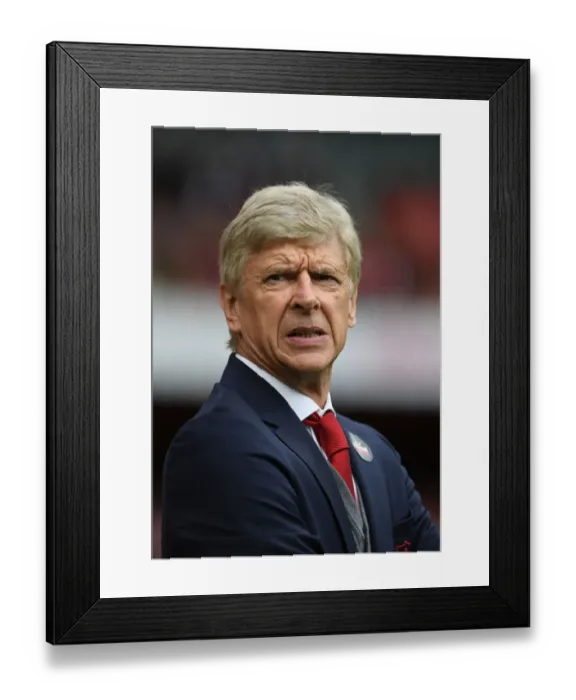 Framed Print : Arsene Wenger: Arsenal Manager before Arsenal vs Brighton & Hove Albion, Premier League 2017-18 Framed Print : Arsene Wenger: Arsenal Manager before Arsenal vs Brighton & Hove Albion, Premier League 2017-18