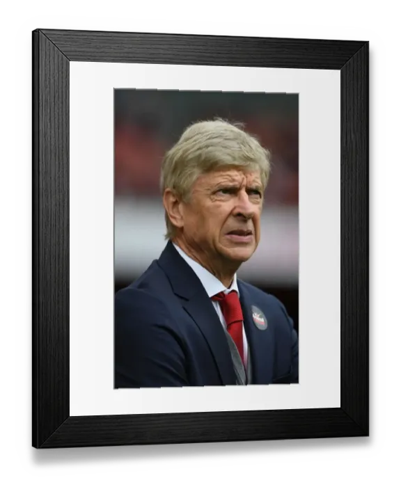 Framed Print : Arsene Wenger: Arsenal Manager before Arsenal vs Brighton & Hove Albion, Premier League 2017-18 Framed Print : Arsene Wenger: Arsenal Manager before Arsenal vs Brighton & Hove Albion, Premier League 2017-18