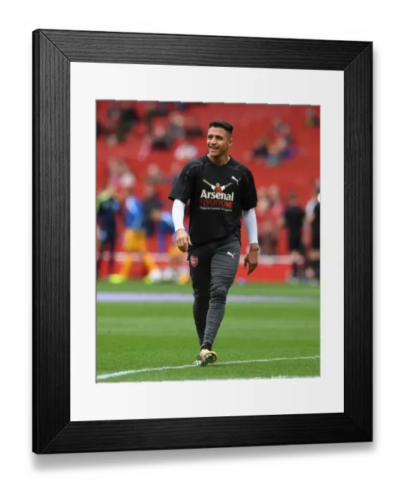 Framed Print : Alexis Sanchez Scores Twice: Arsenal 2-0 Brighton & Hove Albion, Premier League 2017-18 Framed Print : Alexis Sanchez Scores Twice: Arsenal 2-0 Brighton & Hove Albion, Premier League 2017-18