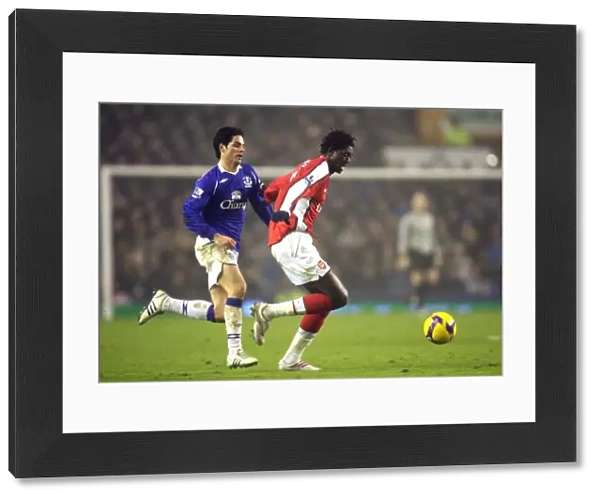 Emmanuel Adebayor (Arsenal) Mikel Arteta (Everton)